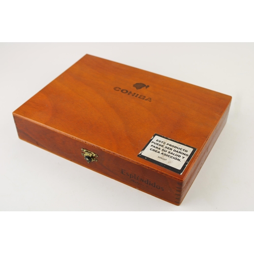 187 - A box of 24 Cohiba Esplendidos Habanos Cuban Cigars handmade in Havana Cuba