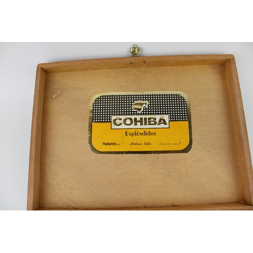 187 - A box of 24 Cohiba Esplendidos Habanos Cuban Cigars handmade in Havana Cuba