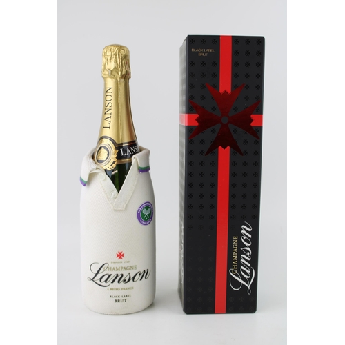 192 - Two Bottles of Lanson Black Label Brut Champagne one a Wimbledon Championships edition