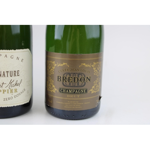 195 - Three bottles of Champagne to include a bottle of Baron-Fuente Brut, Andre & Michel Drappier Brut Na... 