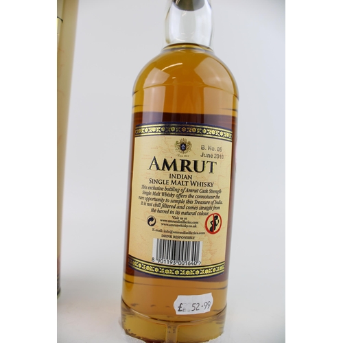 200 - Amrut Indian Single Malt Whiskey Cask Strength 61.8% Vol 70cl