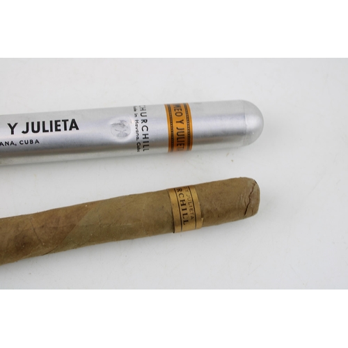 202A - Romeo Y Julieta Havana Cuba Churchill Cigar in alloy case (1).