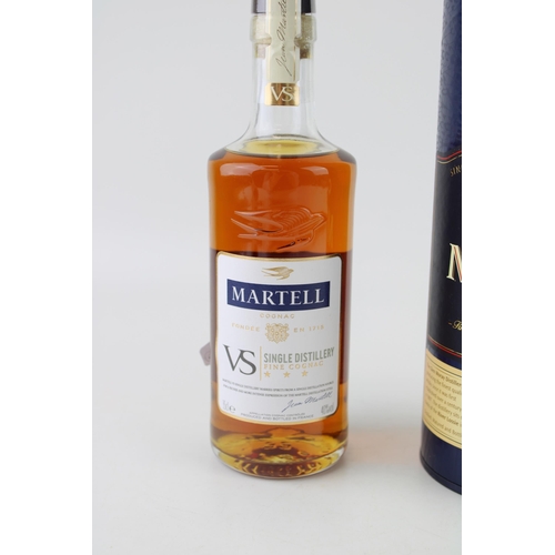 204 - A Glen Moray Single Malt Whiskey 70cl together with a Martell Cognac 35cl. (2)