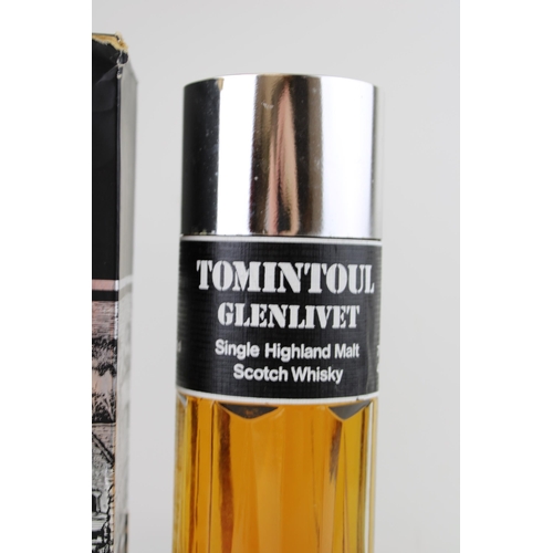 219 - Tomintoul Glenlivet Single Highland Malt Scotch Whiskey. 75cl 40% volume 70 Proof. Distilled by The ... 