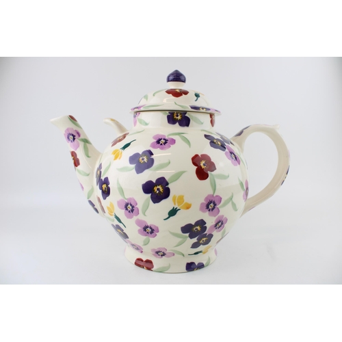 224 - Emma Bridgewater large gallon teapot in the Wallflower pattern, 37cm diameter.