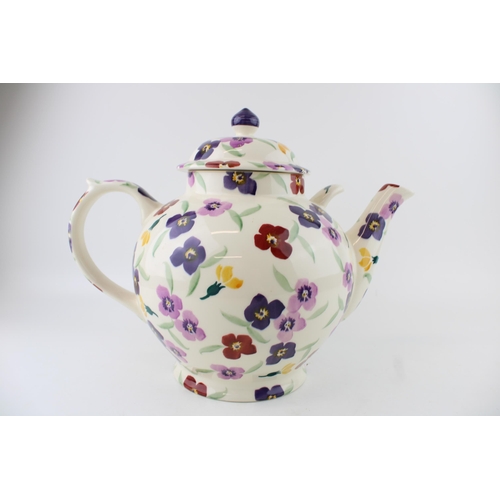 224 - Emma Bridgewater large gallon teapot in the Wallflower pattern, 37cm diameter.