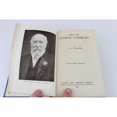 23 - Life of George Cadbury A.G. Gardiner, which includes typed note from Mrs George Cadbury and Family d... 