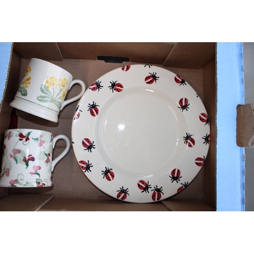 231 - Emma Bridgewater sample pottery to include a Ladybird 10.5'' dinner plate, 2 Buttons 8.5'' plates an... 