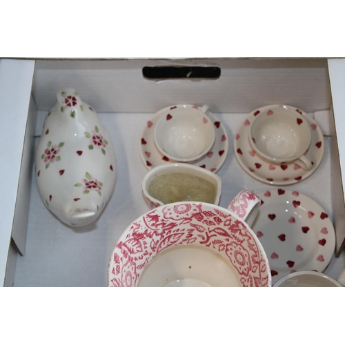 235 - Emma Bridgewater pottery to include a rare Dollies miniature teaset in Pink Hearts pattern, a Pigeon... 