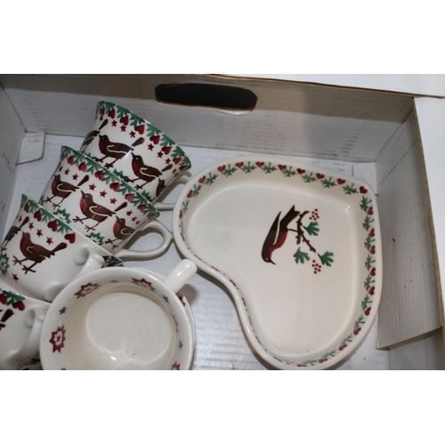 238 - Emma Bridgewater to include 6 Joy Stars cups and saucers, 1 rare sample 3 person teapot, a small Rob... 