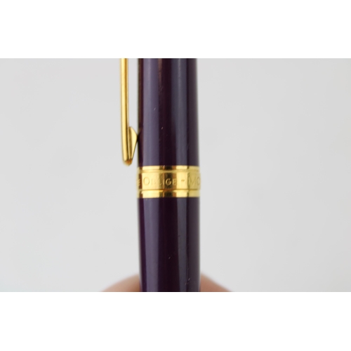 240 - Montblanc Noblesse Oblige Fountain Pen, 14ct gold nib, Mulberry resin with gold coloured fittings, c... 