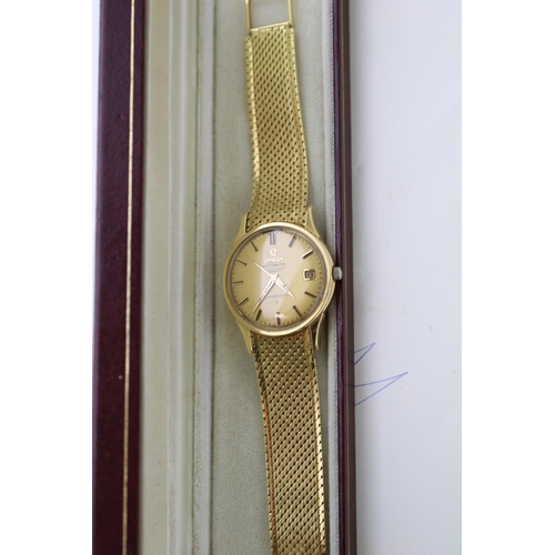 249 - An Omega Constellation Chronometer, automatic, gentleman's wristwatch, 18ct gold case, circa 1964, h... 