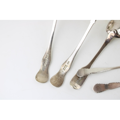 281 - A group of Georgian and later silver spoons, including a pair of William IV, Edinburgh silver sauce ... 