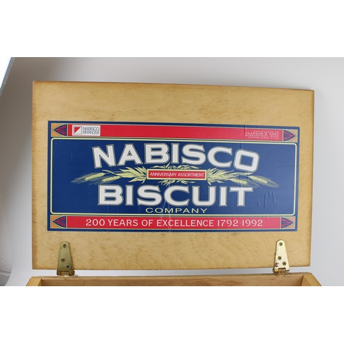 65 - NABISCO Biscuit Company '200 Years of Excellence' commemorative advertising box. 49cm x 29.5cm x 22.... 