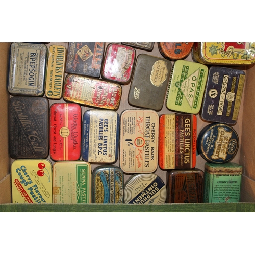 81 - A mixed collection of advertising tins to include 'Gee's Linctus', 'Boot's Cash Chemists', 'Barnips'... 