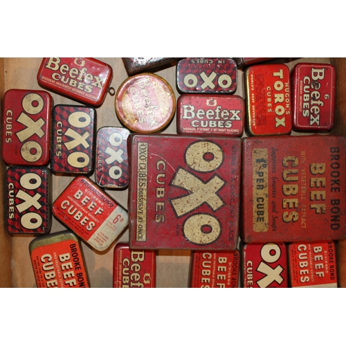 89 - A large collection of 'OXO' advertising tins dating from the early to mid twentieth century. (Qty)