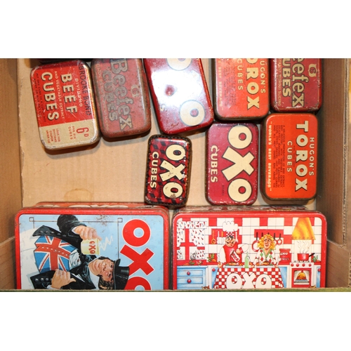 98 - A collection of 'OXO' advertising tins dating from the early to mid twentieth century. (Qty)