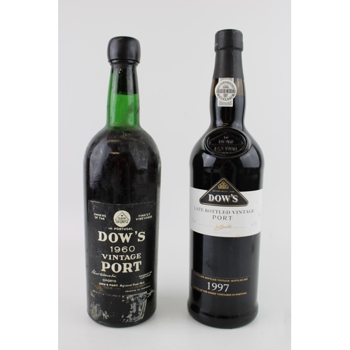 223 - A bottle of Dow's '1960 Vintage Port' together with a Dow's Late 'Bottled Vintage Port'. (2)