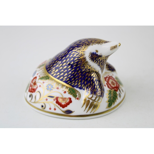 152 - Royal Crown Derby paperweight, Mole, an exclusive for the Royal Crown Derby Collector's Guild 1994, ... 