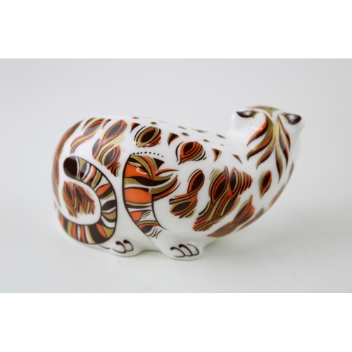 206 - Royal Crown Derby paperweight, special edition, New Year Tiger, date  code for 2010 (MMX), gold stop... 