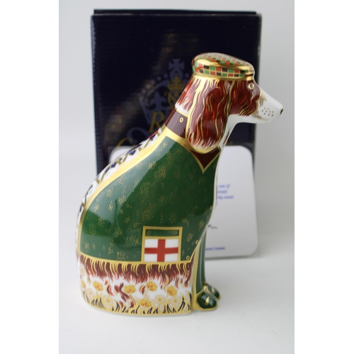 227 - Royal Crown Derby paperweight, English Spaniel, 15.5cm high, number 191 of a limited edition of 1,00... 