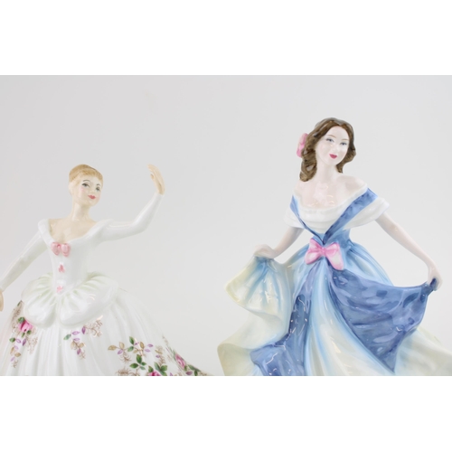 123 - Royal Doulton figures to include, Samantha 4043, Shirley HN 2702 and Julia 2705, (3) Height 20cm.