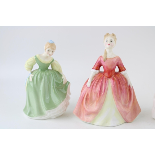 130 - Royal Doulton figures 'Christmas Morn' HN 1992, 'Debbie' HN2400, 'Birthday Girl' HN 3423, 'Fair Maid... 