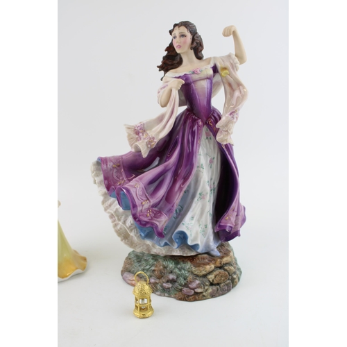 132 - Emily Bronte's series, 'Catherine' from 'Wuthering Heights' Fine Porcelain Hand Painted figure, Limi... 