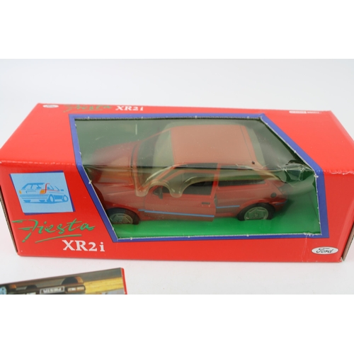 321 - A boxed vintage die cast model No. 1521 of Ford Fiesta XR2i 1:25 Scale by Schabak Modell, Germany to... 