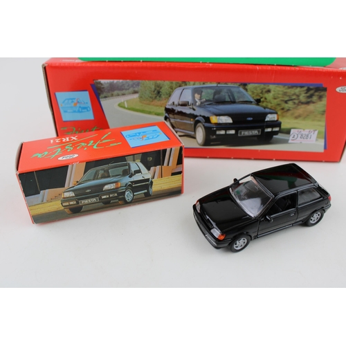 322 - A boxed vintage die cast model No. 1521 of Ford Fiesta XR2i 1:25 Scale by Schabak Modell, Germany to... 