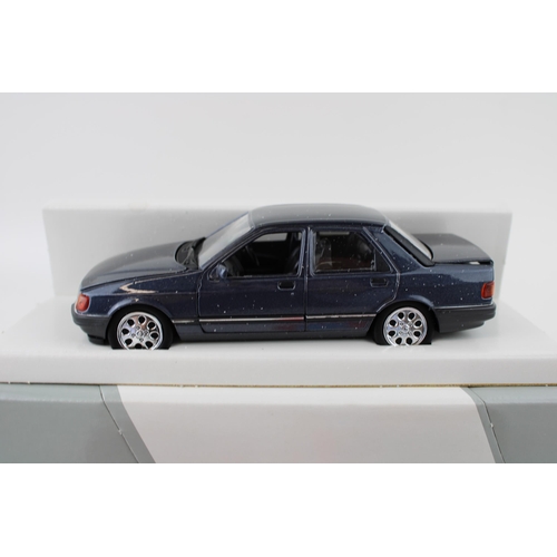 325 - A boxed vintage die cast model No. 1511 of Ford Sierra Saphire 1:25 Scale in blue / grey by Schabak ... 