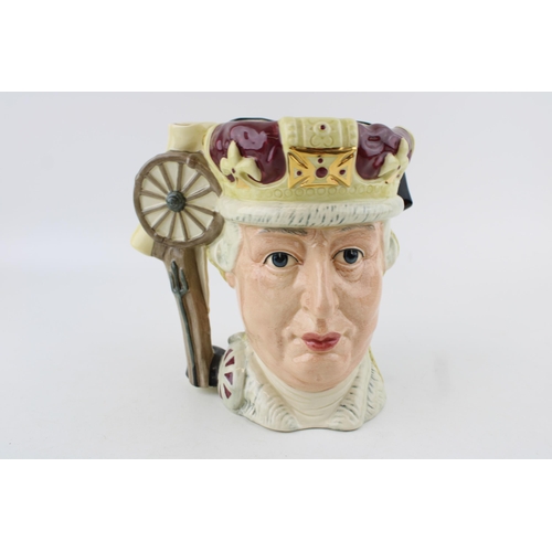 156 - Large Royal Doulton double sided character jug George III / George Washington D6749.