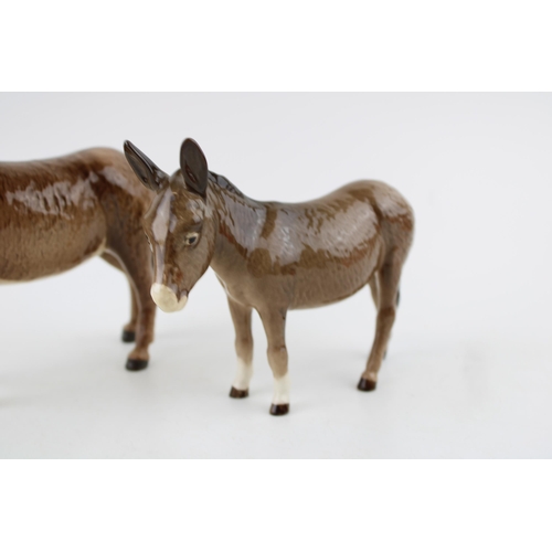 248 - A Beswick Jenny Donkey together with Beswick Jenny foal. Height 14cm.