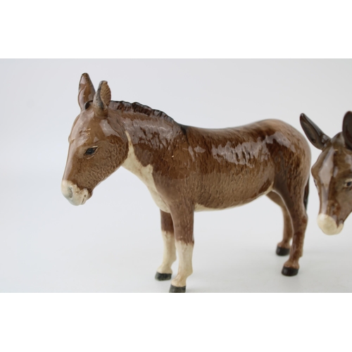 248 - A Beswick Jenny Donkey together with Beswick Jenny foal. Height 14cm.