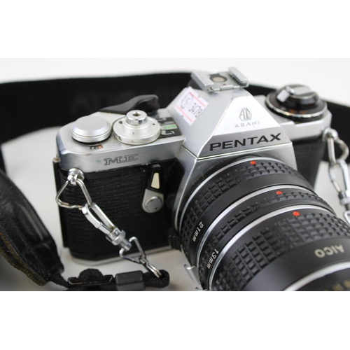 258 - A Pentax 'Ashai' ME SLR camera with Super-Paragon PMC zoom lens.