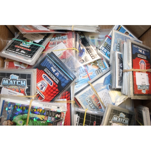 304 - A large collection of Topps 'Match Attax' Football cards separated into teams. (Qty)