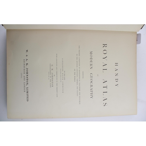 308 - Two late 19th / Early 20th century books to include 'The XXth Century Citizens' Atlas of the World, ... 