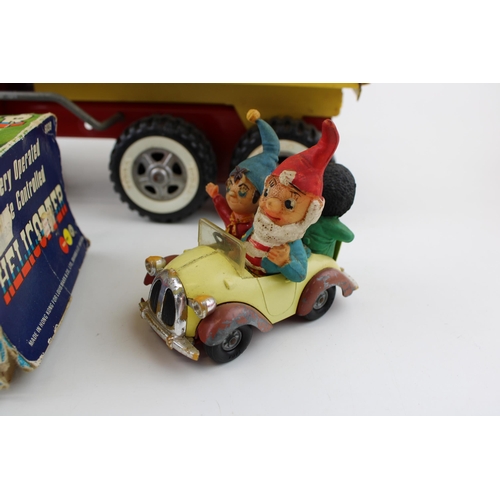 319 - A Tonka tipper truck with a boxed model helicopter c1970s and a Corgi Comics Noddy's Car (3).