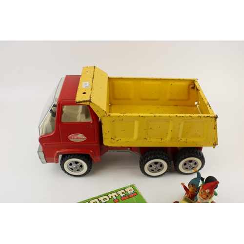 319 - A Tonka tipper truck with a boxed model helicopter c1970s and a Corgi Comics Noddy's Car (3).