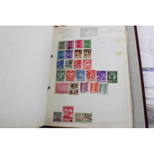 344 - A collection of stamps, stamp albums, first day covers & loose envelopes