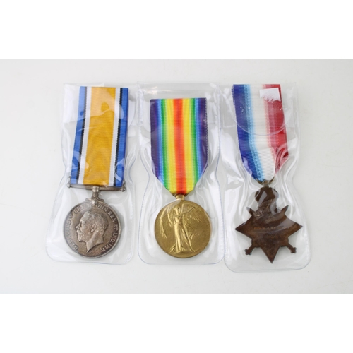 404 - A trio of World War One medals, awarded to 7-51165 DVR W H Thexton ASC (3).