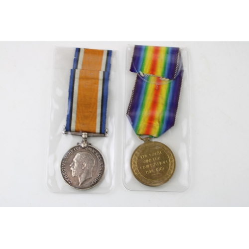 405 - A pair of World War One medals awarded to 169804 GNR D KEANE RA (2).