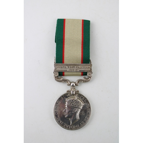 406 - George VI silver medal for India, awarded to GNR G E Cuckow, RA.