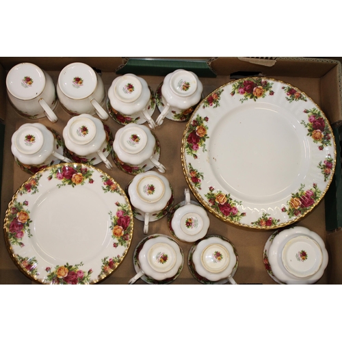 48 - A collection of Royal Albert 'Old Country Roses' tea and dinner ware to include tea pot, tureen, bow... 