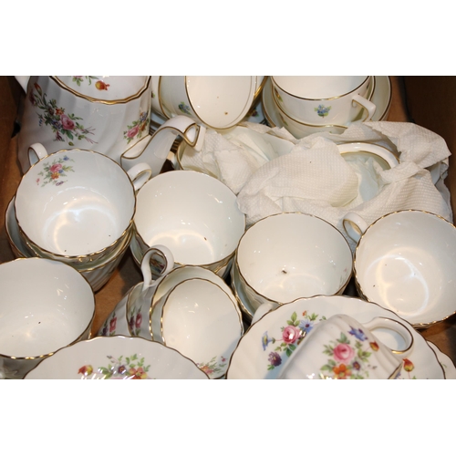 56 - A collection of Minton tea ware to include Marlow coffee pot and other patterns (Qty).