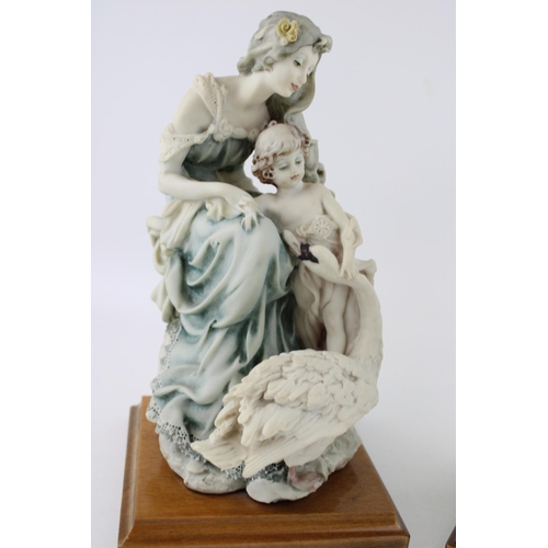 73 - A pair of Florence Giuseppe Armani Figurines to include a Mother and Daughter, with a similar figure... 