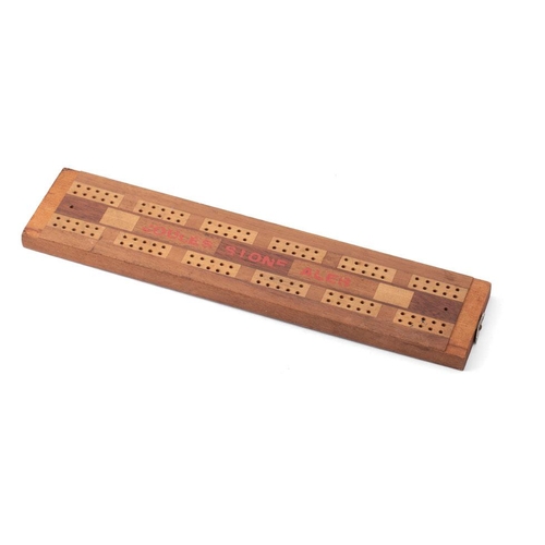 6 - Joules Stone Ales cribbage board, 31cm long.