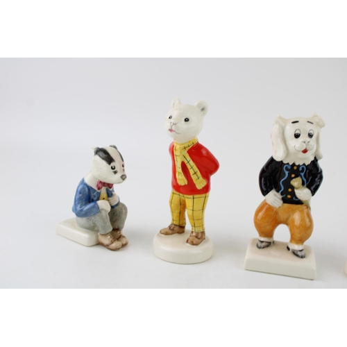 14 - Four Beswick Pottery Rupert And His Friends figures comprising Pong Ping, Algy Pug, Bill Badger and ... 