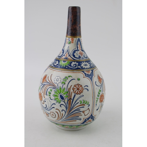 163 - Doulton Lambeth Carrara Ware vase, 18.5cm tall.