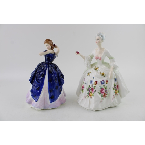 167 - Boxed Royal Doulton figures 'Diana' HN 2468 and 'Laura' HN 3136. Height 19.5cm (2)